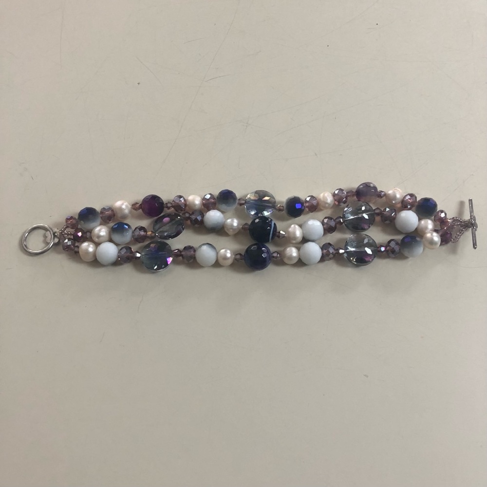 Purple bracelet for the summer